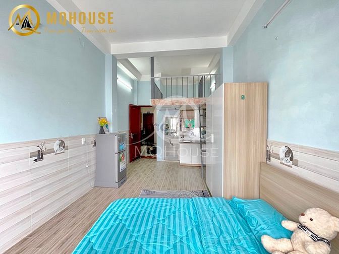 Hình ảnh Duplex ban công full nội thất, phòng rộng giá hạt dẻ gần Đầm Sen