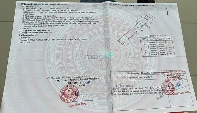 Hình ảnh Bán 1068m2 đất thổ cư, MT tỉnh lộ 15. Giá 9 tỷ