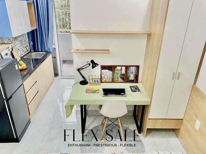 Hình ảnh Căn Hộ Mini Siêu Đẹp Có Balcony Máy Giặt Riêng Thang Máy Cạnh ĐH Hutec