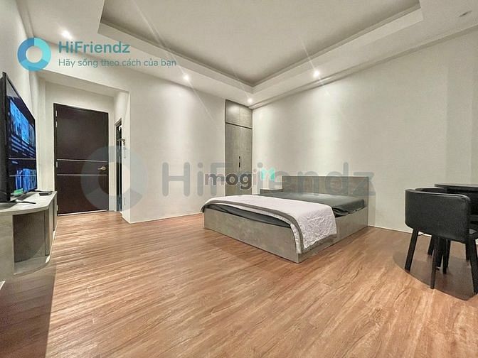 Hình ảnh Căn Hộ Tone Trầm NT Cao Cấp Có Ban Công Thoáng Mát Bảo Vệ An Ninh