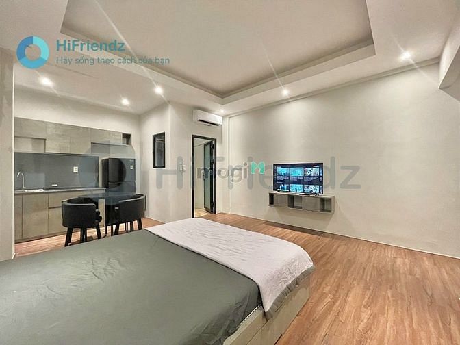 Hình ảnh Căn Hộ Tone Trầm NT Cao Cấp Có Ban Công Thoáng Mát Bảo Vệ An Ninh