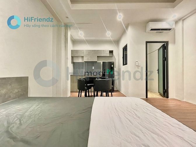 Hình ảnh Căn Hộ Tone Trầm NT Cao Cấp Có Ban Công Thoáng Mát Bảo Vệ An Ninh