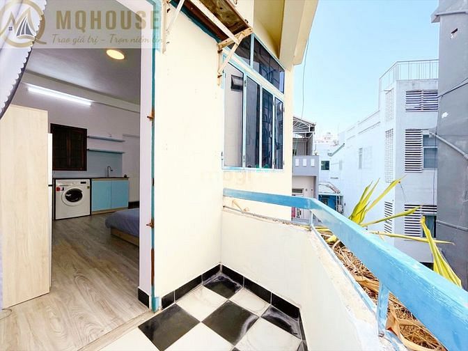 Hình ảnh Cho thuê phòng mới 100% 35m2 balcon full nt, thang máy gần chợTân Định