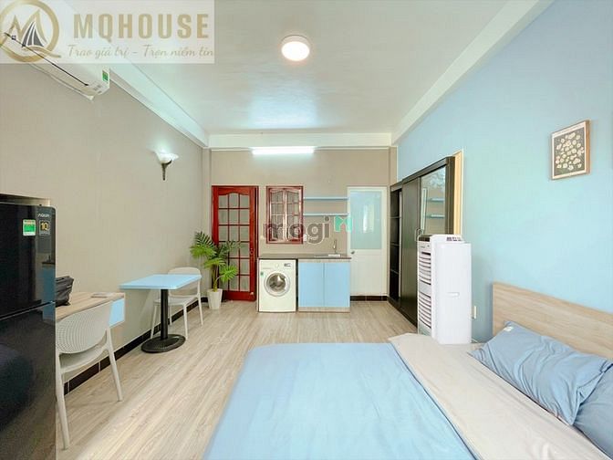 Hình ảnh Cho thuê phòng mới 100% 35m2 balcon full nt, thang máy gần chợTân Định