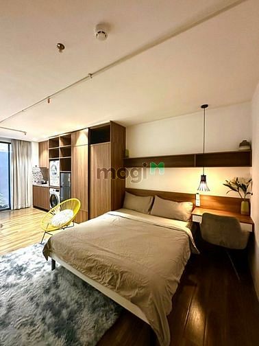 Hình ảnh 1PN Ốp gỗ - Bao rộng - Full nội thất