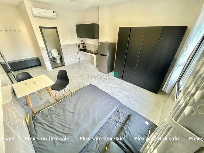 Hình ảnh Căn Hộ Studio Bình Thạnh_Cửa Sổ Lớn_Thang Máy_NộiThất Đầy Đủ_Trống Sẵn