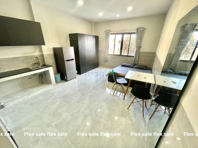 Hình ảnh Căn Hộ Studio Bình Thạnh_Cửa Sổ Lớn_Thang Máy_NộiThất Đầy Đủ_Trống Sẵn