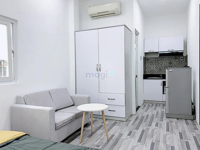 Hình ảnh Hồ Hảo Hớn Quận 1 , Cho thuê Studio full nội thất có cửa sổ lớn