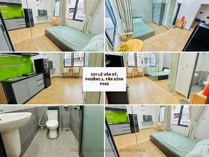Hình ảnh Chuỗi CHDV Studio, 1PN, Full nội thất KV chợ Phạm Văn Hai, Tân Bình