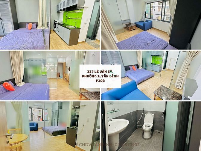 Hình ảnh Chuỗi CHDV Studio, 1PN, Full nội thất KV chợ Phạm Văn Hai, Tân Bình