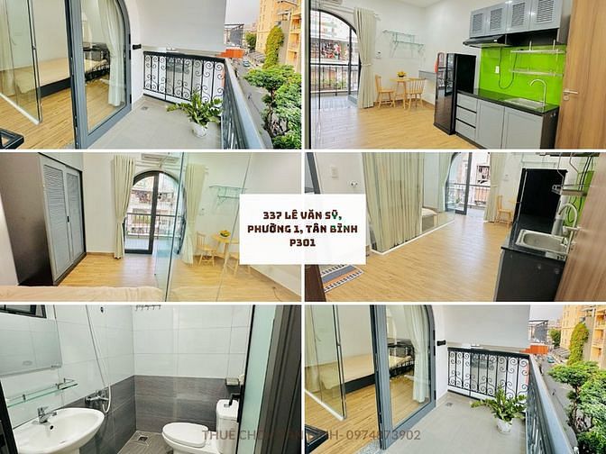 Hình ảnh Chuỗi CHDV Studio, 1PN, Full nội thất KV chợ Phạm Văn Hai, Tân Bình