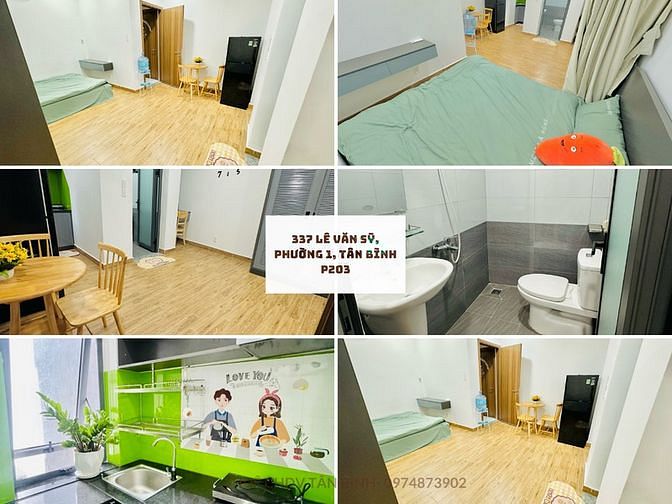 Hình ảnh Chuỗi CHDV Studio, 1PN, Full nội thất KV chợ Phạm Văn Hai, Tân Bình