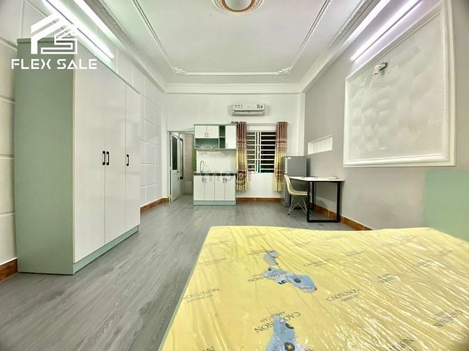 Hình ảnh Căn Hộ 35M2 Bình Thạnh_Cửa Sổ Lớn_Đủ Nội Thất_Bếp Xa Giường Ngủ
