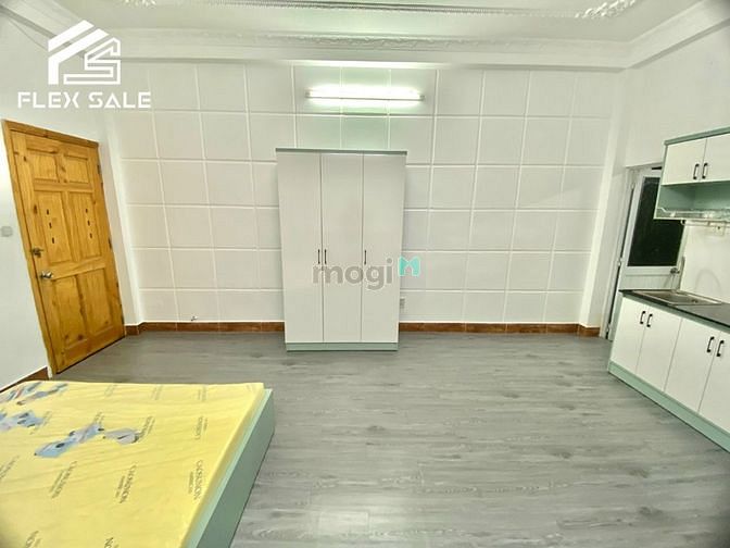 Hình ảnh Căn Hộ 35M2 Bình Thạnh_Cửa Sổ Lớn_Đủ Nội Thất_Bếp Xa Giường Ngủ