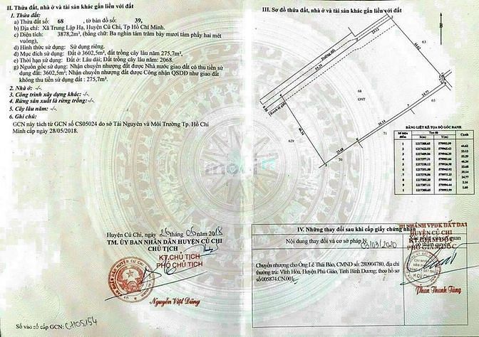 Hình ảnh Bán 3878m2 đất full thổ cư. Đường nhựa. Giá 19 tỷ