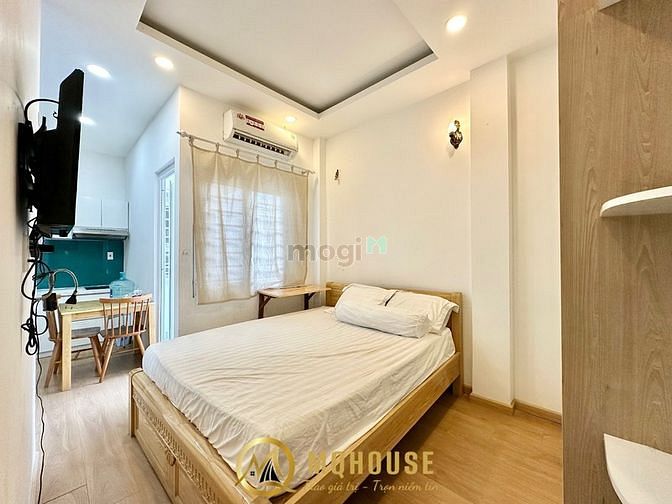 Hình ảnh Cho thuê phòng 35m2 1pn balcon_thang máy gần chợ Tân Định_cvLê Văn Tám