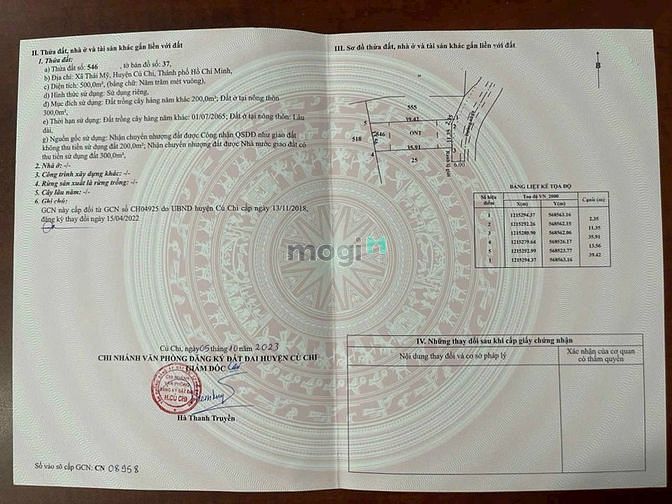 Hình ảnh Bán 500m2 đất thổ cư. Đường nhựa. Giá 3,5 tỷ