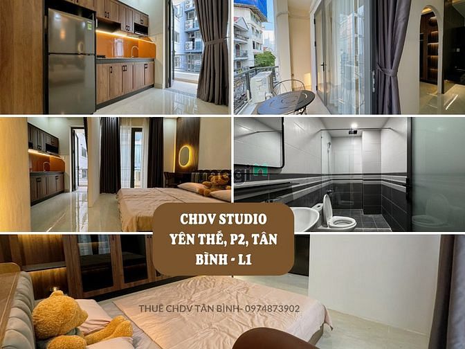 Hình ảnh CHDV Studio xịn ngay sân bay TSN, chung cư Botanica Premier, Tân Bình.
