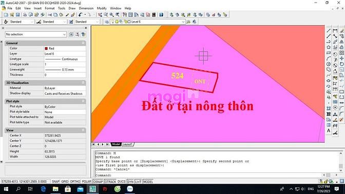 Hình ảnh Bán 415m2 (12x35) đất thổ cư. Đường nhựa. Giá 2,6 tỷ