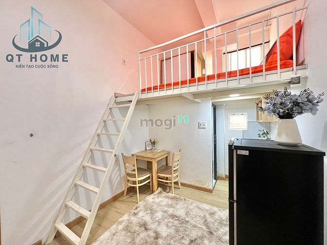 Hình ảnh Duplex Cao Cấp 30m2 Full Nội Thất Tại CMT8, Gác Cao 1m8