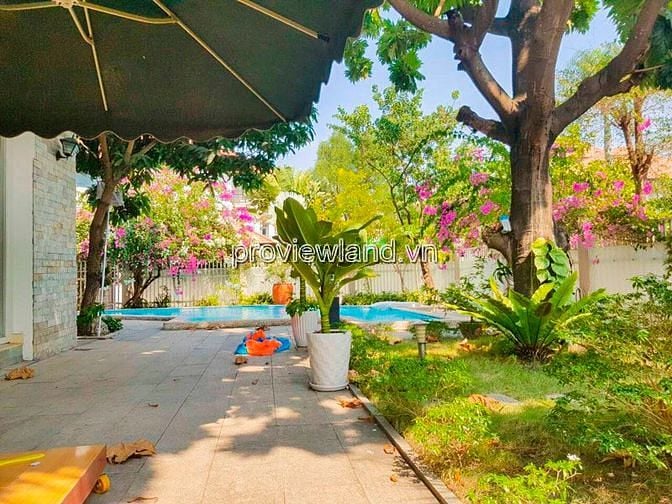 Hình ảnh Cho thuê biệt thự quận 2, khu Compound Thảo Điền, 500m2, 3 tầng, 5PN
