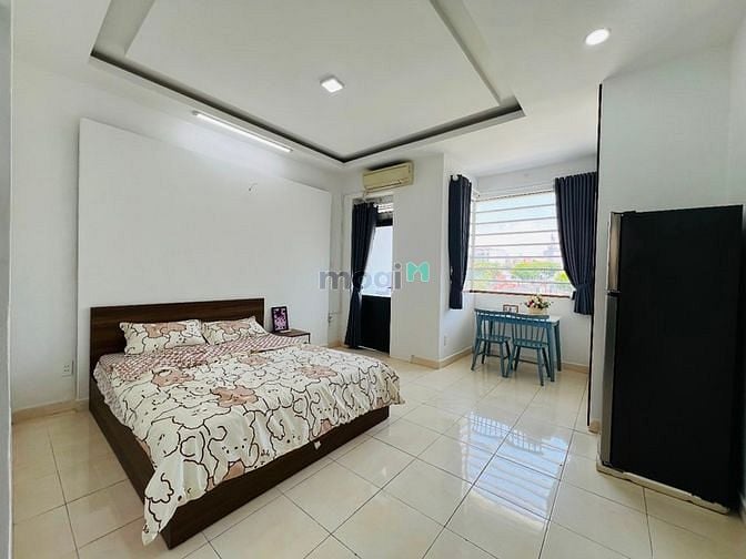 Hình ảnh CHDV 25m2 có ban công 2 mặt thoáng, tách bếp không lo ám mùi