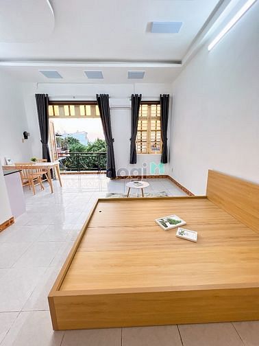 Hình ảnh Studio bancol cho thuê full nội thất ngay phường 12 gần sân golf
