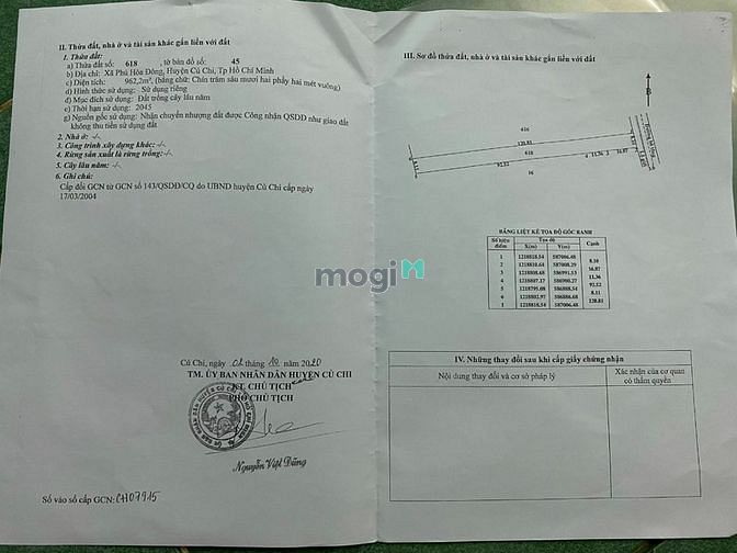 Hình ảnh Bán 1000m2 đất khu dân cư hiện hữu. Đường bê tông. Giá 2,2 tỷ