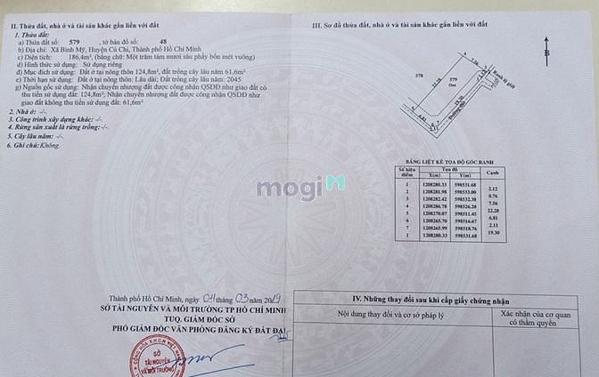 Hình ảnh Bán 187m2 (8x24) đất thổ cư. Gần cầu rạch tra. Giá 3,3 tỷ