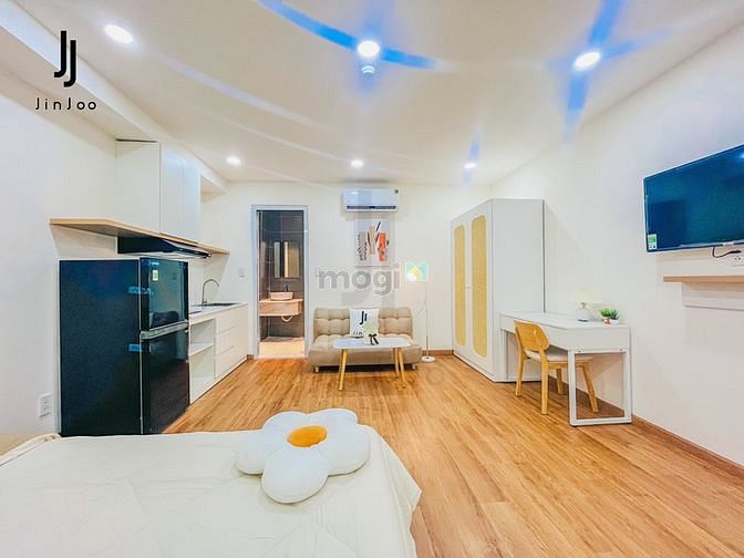 Hình ảnh KHÔNG ĐĂNG ẢO_Căn Hộ Studio 45m2_Nội Thất Cao Cấp_Sát CV Hoàng Văn Thụ