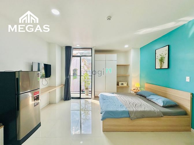 Hình ảnh Căn Hộ Studio Ban Công Lớn - Dọn VS Thay Drap 2Lần/Tuần - Ngay Sân Bay