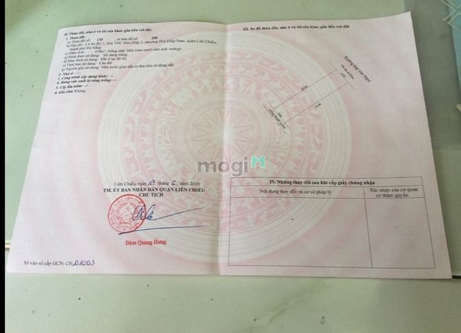 Hình ảnh Sụp hầm lô đất mặt tiền đường 7.5m,lề 4m, Liên Chiểu.