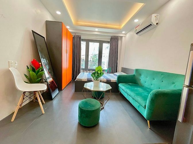 Hình ảnh 🌽💥Studio Cửa sổ lớn - Full nội thất👉Sau lưng chung cư Hado, Q10