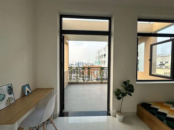 Hình ảnh Studio mới 100% , BAN CÔNG , ĐẦY ĐỦ NỘI THẤT Ngay Phan Văn Trị