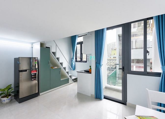 Hình ảnh Duplex Ban Công Full Nội Thất. Hầm Xe - Thang Máy. Nơ Trang Long, BT