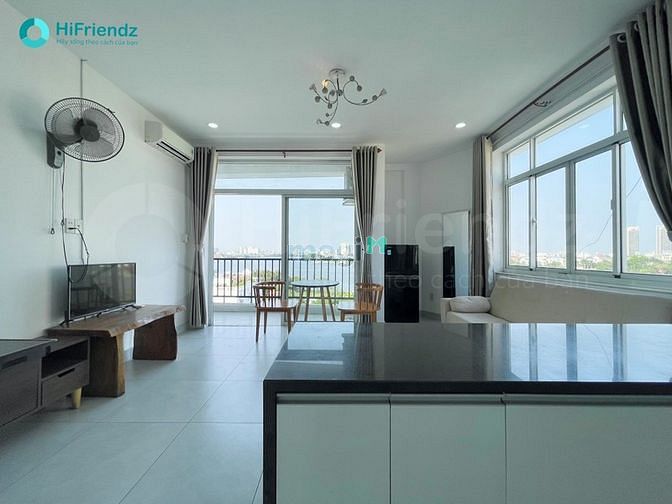 Hình ảnh Cho thuê CHDV - 1PN tách bếp - có phòng khách - ban công lớn
