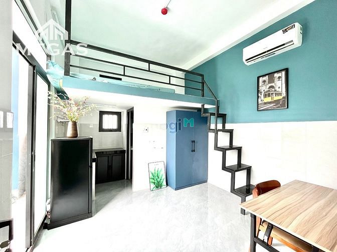 Hình ảnh Phòng Gác Cao - Mới 100% - Full Nội Thất - Ban Công Ngay Vườn Lài