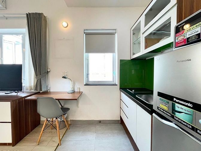 Hình ảnh Studio Trần Hưng Đạo, Q1, Cửa Sổ Lớn, Máy Giặt Riêng,Gần Chợ Bến Thành