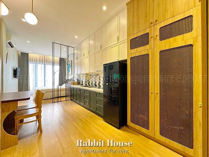 Hình ảnh Studio Ban Công Siêu Thoáng Full Nội Thất Hiện Đại Gần Cầu Công Lý
