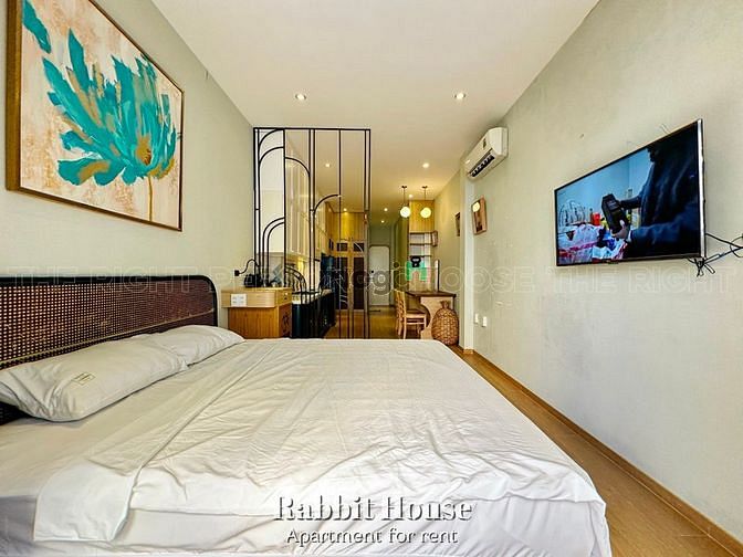 Hình ảnh Studio Ban Công Siêu Thoáng Full Nội Thất Hiện Đại Gần Cầu Công Lý
