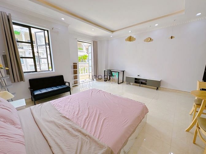 Hình ảnh Studio tách bếp, bancol lớn siêu xinh