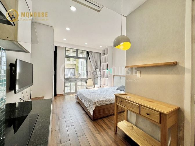 Hình ảnh 🌽Studio BAN CÔNG/Cửa Sổ - Full nội thất, Thang Máy👉Cầu Thị Nghè