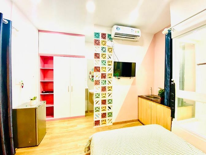 Hình ảnh 🎯 Studio ngay Quận 1 cửa sổ ban công full nội thất