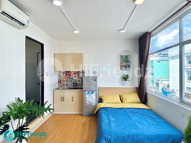 Hình ảnh Căn Hộ Studio - Cửa Sổ Lớn - Full Nội Thất - Thang Máy - Trần Hưng Đạo