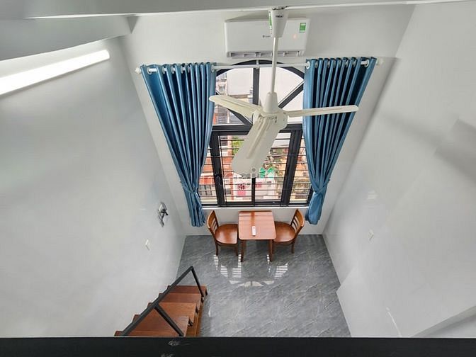 Hình ảnh Siêu phẩn duplex cửa sổ vòm đầy đủ nội thất toà nhà 2 thang máy