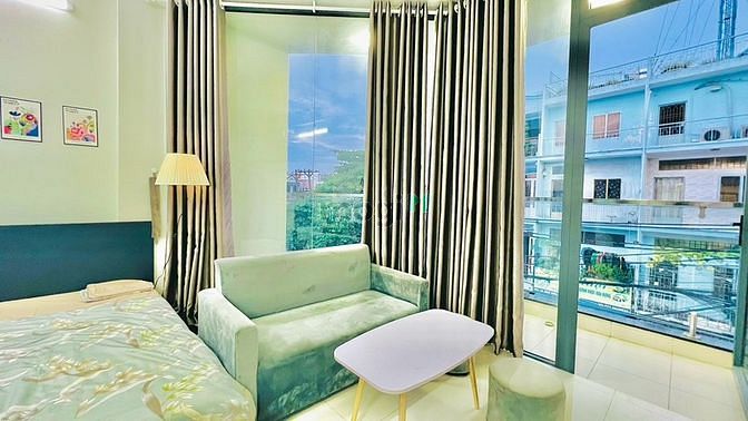 Hình ảnh 🍀Căn Hộ 1PN_Balcony Có Vách Ngăn Kính_Ngay ĐH Văn Lang CS 2