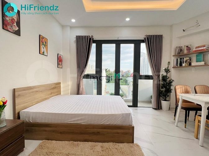 Hình ảnh Studio ban công/cửa sổ - Khu Kim Sơn - Mới 100% - Full nội thất