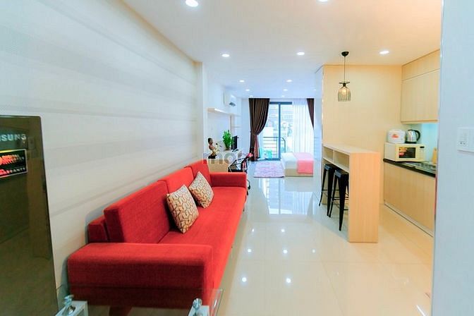 Hình ảnh Căn Hộ STUDIO Full Nội Thất Ban Công_Trần Đình Xu Q1