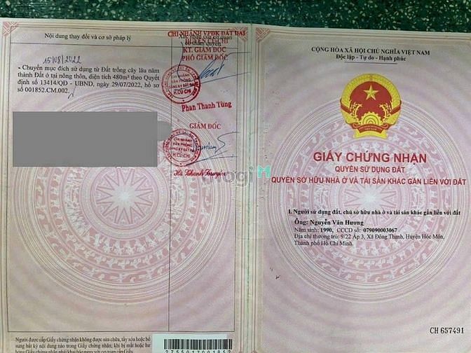 Hình ảnh Bán đất 2 mặt tiền đường 181 Bình Mỹ,Củ Chi.DT:1460m². giá 11,5tỷ