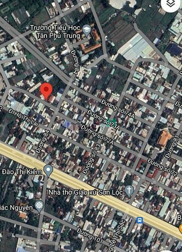 Hình ảnh Bán đất mặt tiền đường số 72a, Tân Phú Trung.DT:7,5×37m. Giá 4tỷ